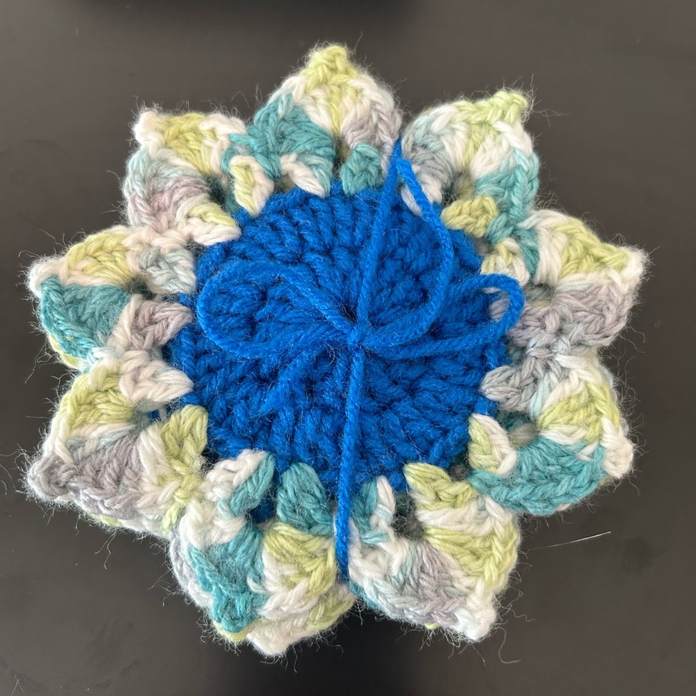 Handmade sunflower coasters - Picture 2 of 4